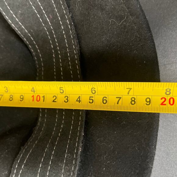 Scala Collezione 100% Wool Black Band Buckle One Size Women's Hat - Picture 6 of 6